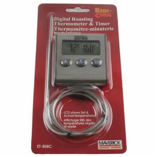 Maverick ET-808C Digital Roasting Thermometer and Timer Perspective: front