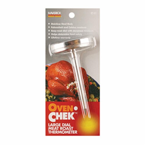 Maverick RT-01 Large Dial Meat-Roast Thermometer Perspective: front