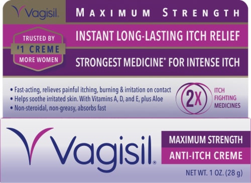 Vagisil® Maximum Strength Anti-Itch Creme Perspective: front