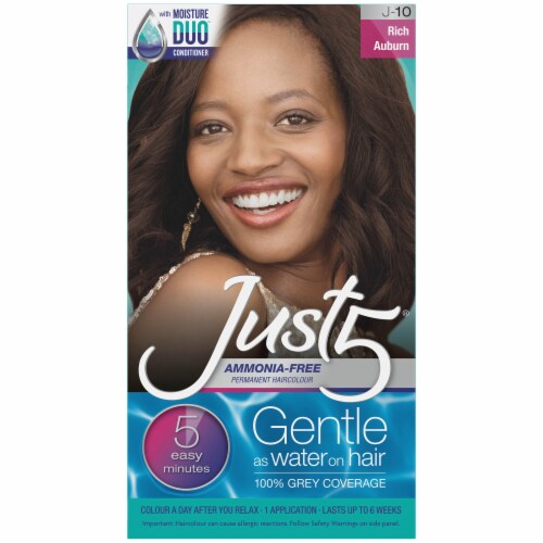 Just5® J-10 Rich Auburn Ammonia-Free Permanent Haircolor Perspective: front