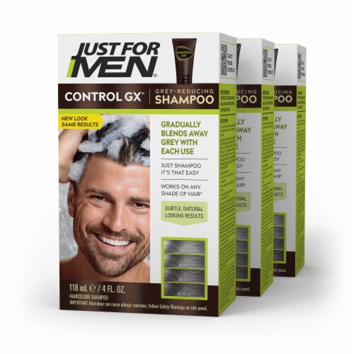 Just For Men ControlGX Grey Reducing Shampoo Perspective: front