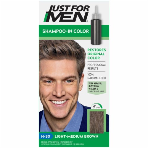 Just For Men® Original Formula H30 Light Medium Brown Shampoo Hair Color