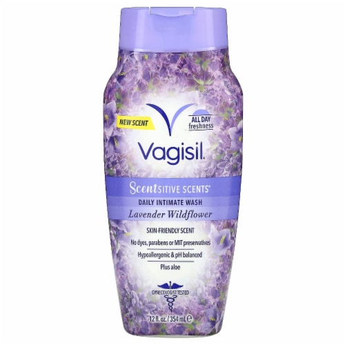 Vagisil® Scentsitive Scents® Spring Lilac Daily Intimate Wash Perspective: front