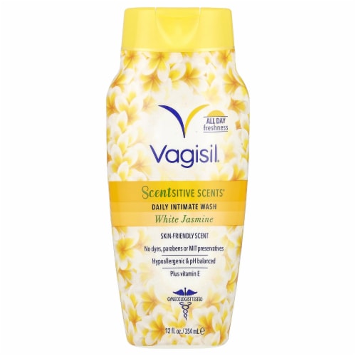 Vagisil® Scentsitive Scents White Jasmine Daily Intimate Wash Perspective: front