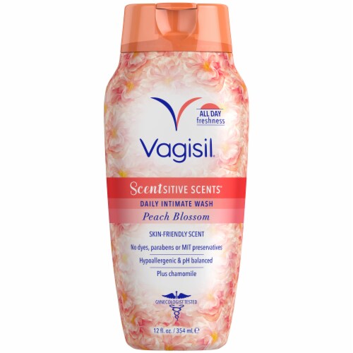 Vagisil® Scentsitive Scents® Peach Blossom Daily Intimate Wash Perspective: front