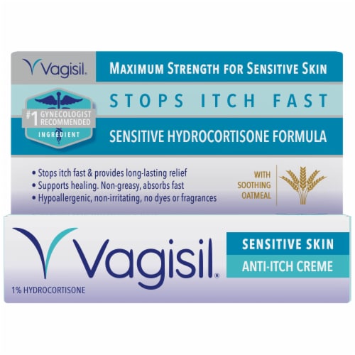 Vagisil Sensitive Skin Formula Maximum Strength Anti-Itch Creme Perspective: front