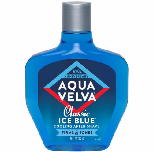 Aqua Velva Cooling After Shave Classic Ice Blue - 7 oz Perspective: front