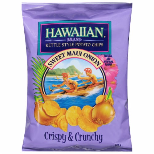 Tim's® Hawaiian® Sweet Maui Onion Kettle Potato Chips Perspective: front
