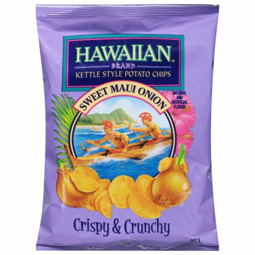 Tim's® Hawaiian® Sweet Maui Onion Kettle Potato Chips Perspective: front