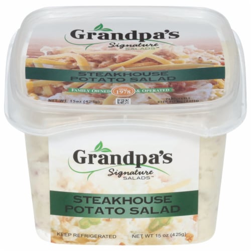 Grandpa's Steakhouse Potato Salad Perspective: front