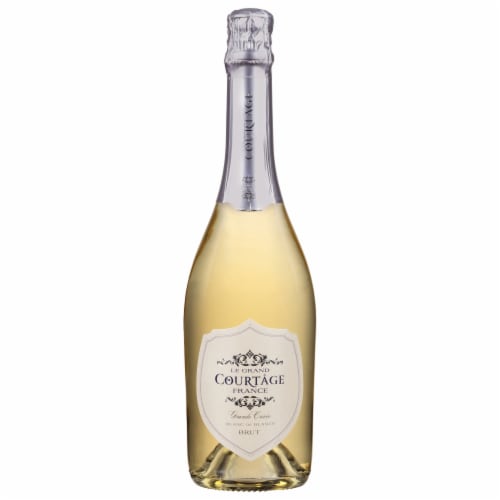 Le Grand Courtâge Blanc de Blancs Brut French Sparkling Wine Perspective: front