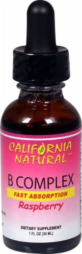 California Natural  B Complex   Raspberry Perspective: front