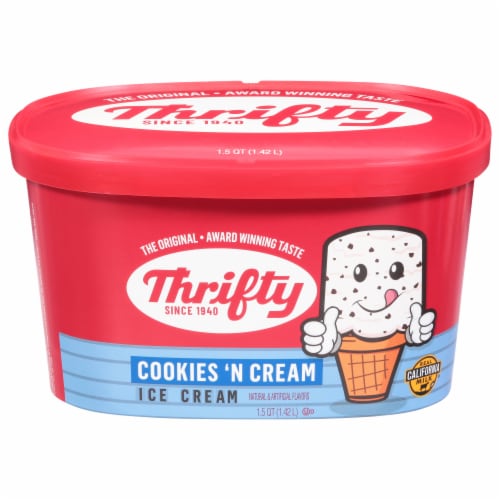 Thrifty Cookies N' Cream Ice Cream Perspective: front