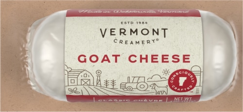 Vermont Creamery® Classic Chevre Goat Cheese Log Perspective: front