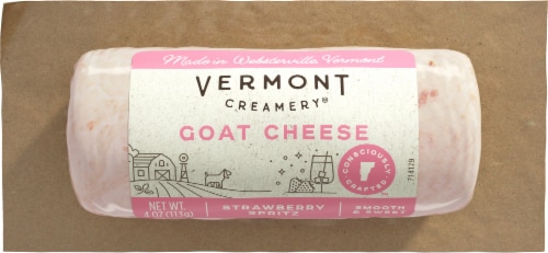 Vermont Creamery Strawberry Spritz Goat Cheese Perspective: front
