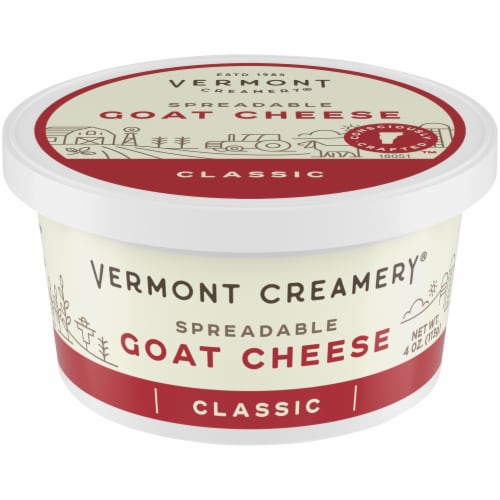 Vermont Creamery Classic Spreadable Goat Cheese Perspective: front