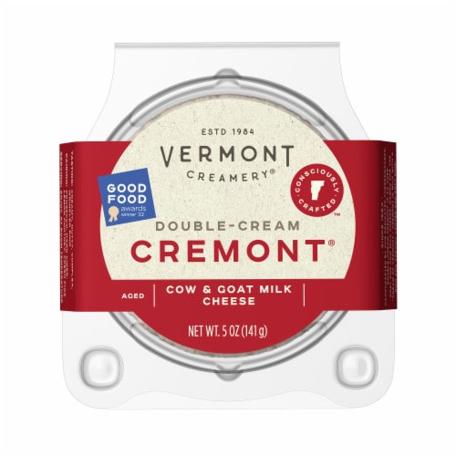 Vermont Creamery® Double-Cream Cremont Aged Goat & Cow Milk