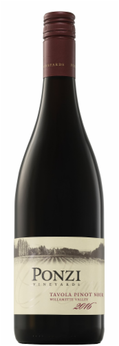 Ponzi Vineyards Tavola Pinot Noir Perspective: front