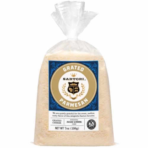 Sartori Grated Parmesan Cheese 7 oz Perspective: front