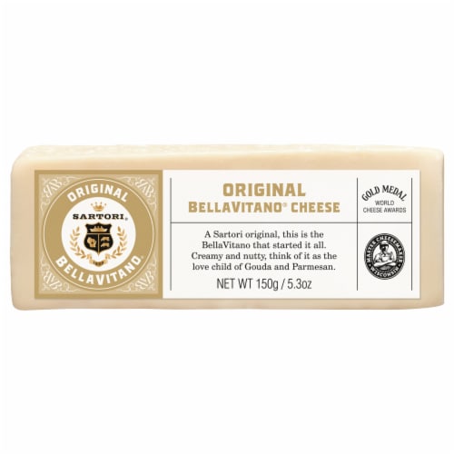 Sartori BellaVitano Gold Cheese Perspective: front
