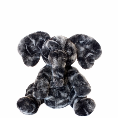Manhattan Toy Luxe Liam Stuffed Animal Elephant Plush Baby Toy, 9" Perspective: front