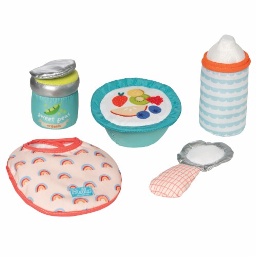 Manhattan Toy Stella Collection Baby Doll Feeding Set for 12" and 15" Dolls Perspective: front
