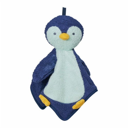Manhattan Toy Penny Penguin Scrub-a-Dubbie Bathtime Puppet Washcloth Perspective: front