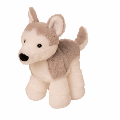 Manhattan Toy Woolies Husky 8  Stuffed Animal Perspective: front