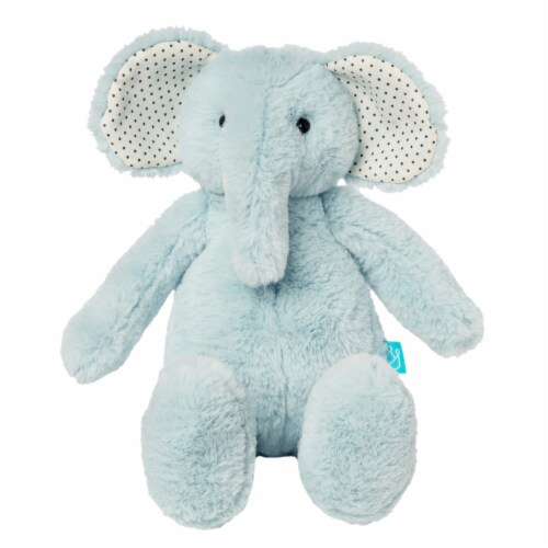 Manhattan Toy Pattern Pals Blue 8.5 Inch Elephant Stuffed Animal