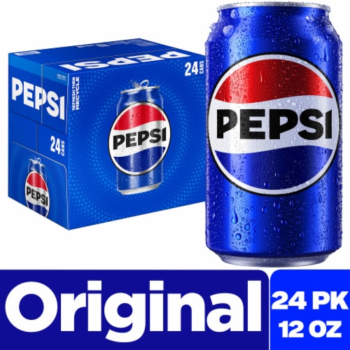 Pepsi Cola® Soda Cans Perspective: front