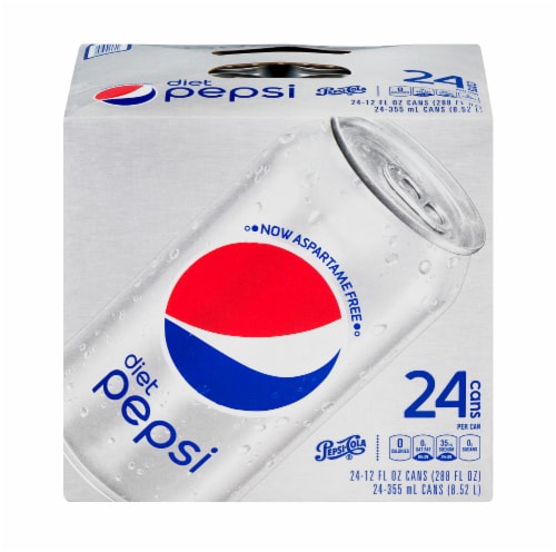 Diet Pepsi Cola Soda 24 Pack 24 Cans 12 Fl Oz Fry S Food Stores