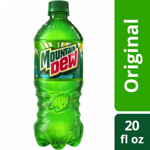 Mountain Dew® Soda Bottle Perspective: front