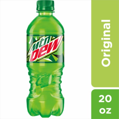 Mountain Dew® Soda Bottle Perspective: front