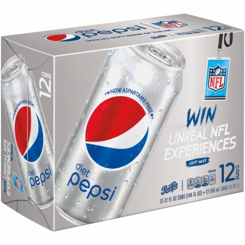 Diet Pepsi Soda 12 Cans 12 Fl Oz King Soopers