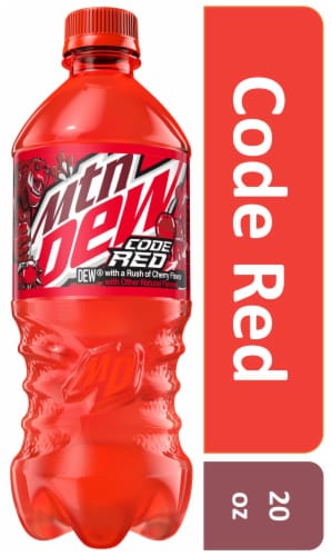 Mountain Dew Code Red Soda Oz Fl Oz Mariano S