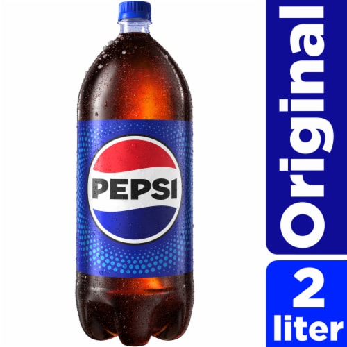 Pepsi Cola® Soda Bottle, 2 liter - King Soopers