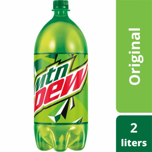 Mountain Dew® Soda Bottle Perspective: front