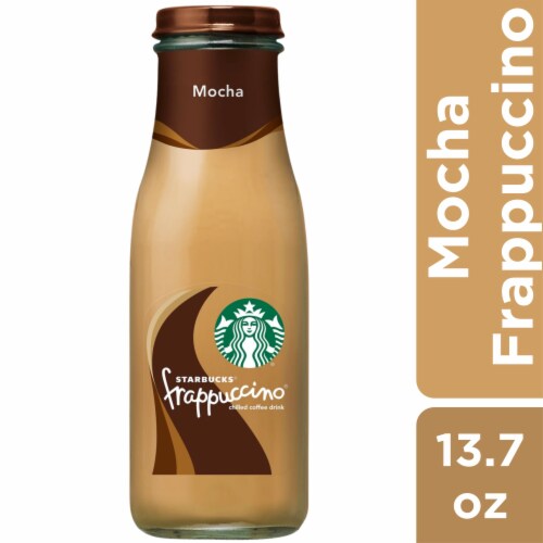 Starbucks Frappuccino Mocha Iced Coffee Drink Perspective: front