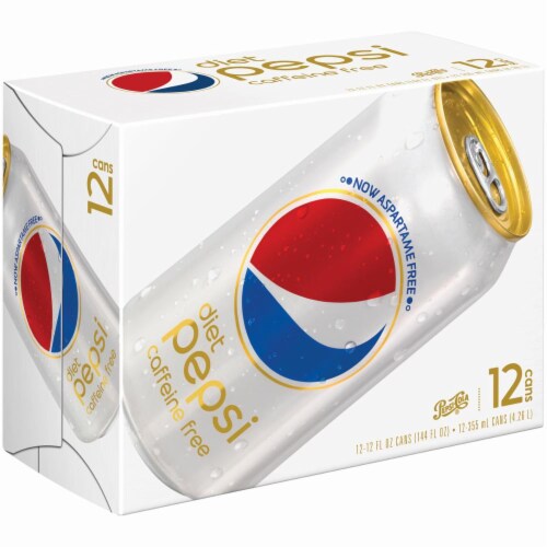 Diet Pepsi Caffeine Free Soda 12 Cans 12 Fl Oz Jay C Food Stores