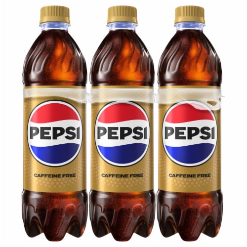 Pepsi Cola® Caffeine Free Soda Bottles Perspective: front
