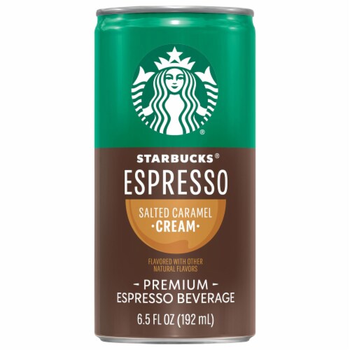 Starbucks® DoubleShot Espresso & Salted Caramel Cream Premium Espresso Beverage Perspective: front