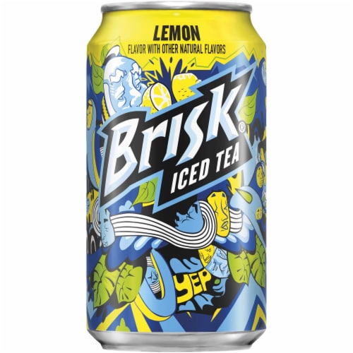 Brisk Lemon Iced Tea, 12 fl oz - Pay Less Super Markets