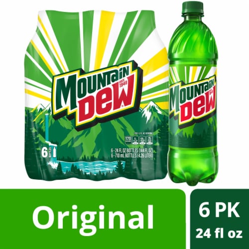 Mountain Dew® Soda Bottles Perspective: front