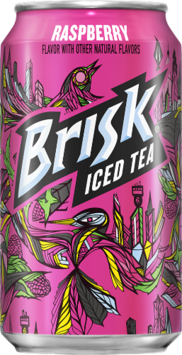 Brisk® Raspberry Flavor Iced Tea Perspective: front
