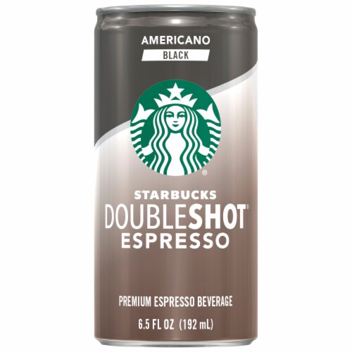 Starbucks® DoubleShot Americano Black Premium Espresso Beverage Perspective: front