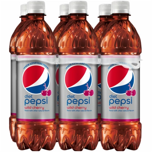Diet Pepsi Wild Cherry Soda Perspective: front
