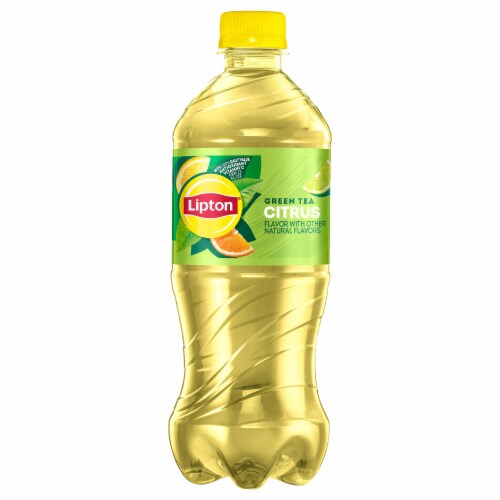 Lipton® Iced Green Tea with Citrus Bottle Perspective: front
