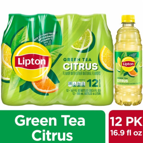 Lipton Green Tea 20 Oz Plastic Bottles Pack of 24