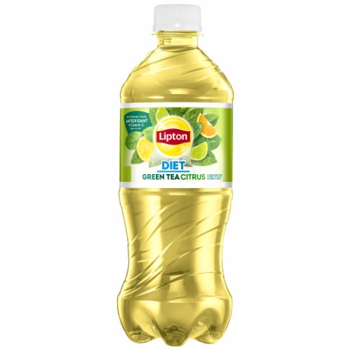 Lipton Diet Iced Green Tea, Citrus Bottle Tea Drink, 16.9 fl oz, 12 Bottles