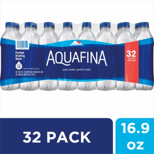 Aquafina® Purified Drinking Bottled Water, 32 bottles / 16.9 fl oz - Kroger